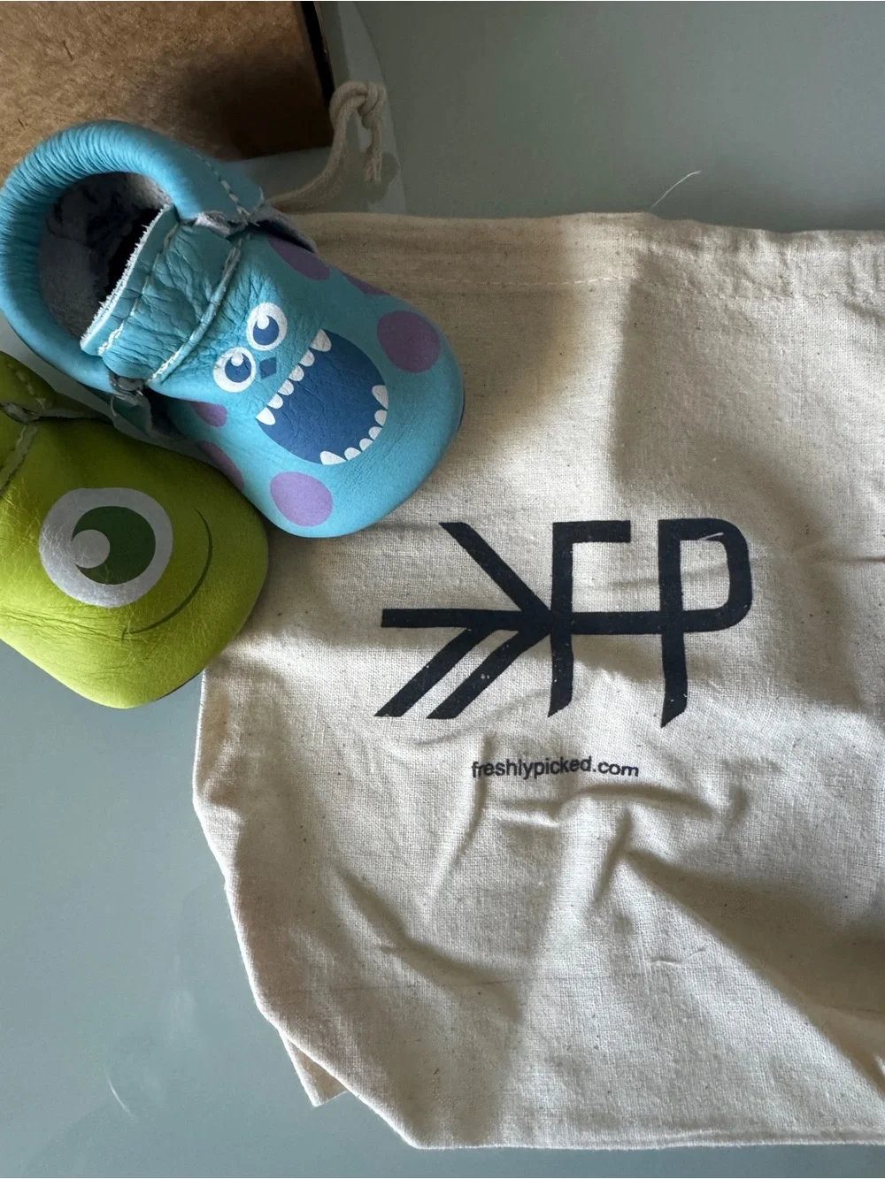 BRNIB 💥Freshly Picked Disney Baby Monsters Inc Moccasins